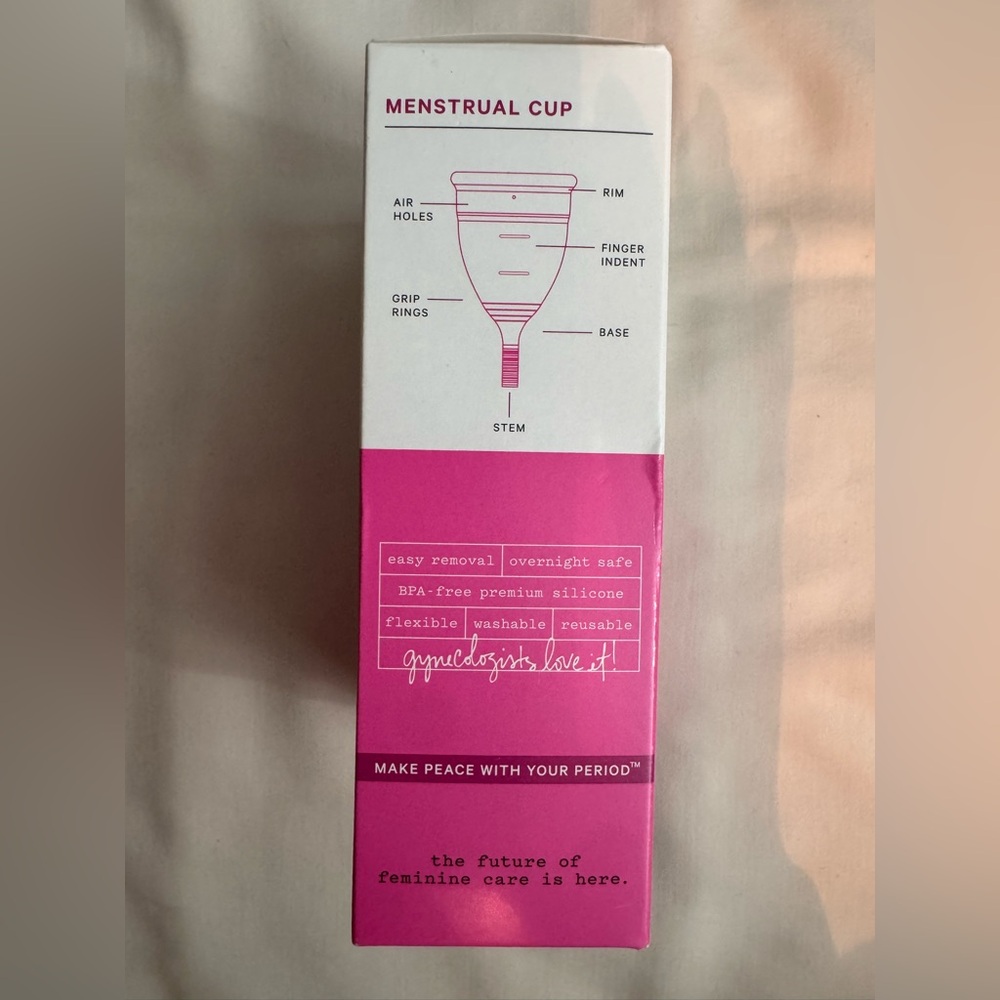 The Honey Pot Red Menstrual Cup - Size 1 - Picture 4 of 4